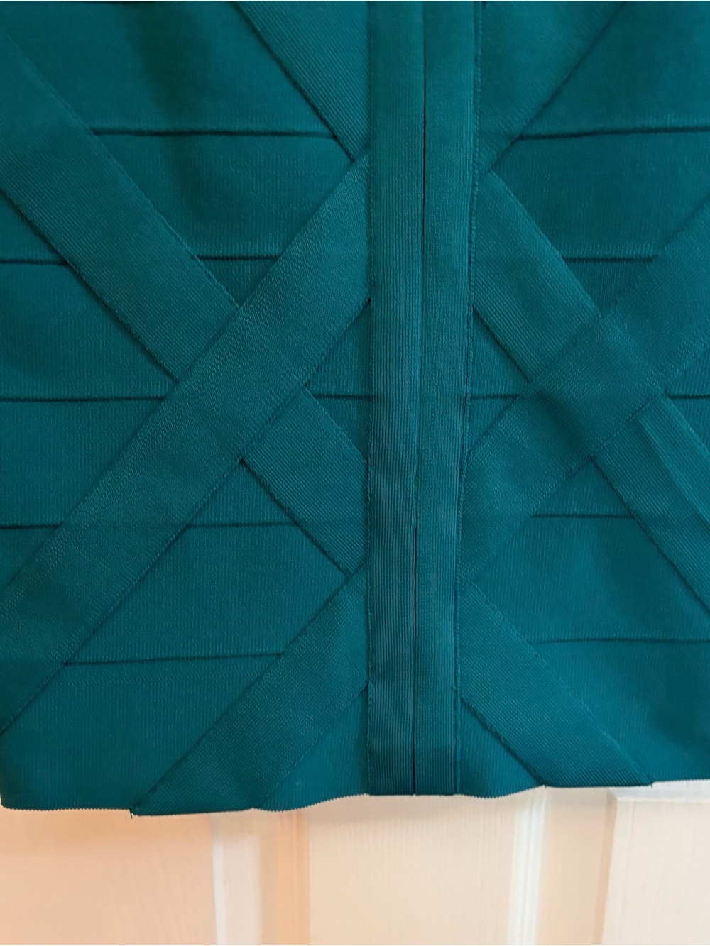 Dress The Population NWT Teal Bodycon Bandage Dress XS - Picture 7 of 10